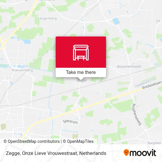 Zegge, Onze Lieve Vrouwestraat map