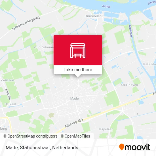 Made, Stationsstraat map