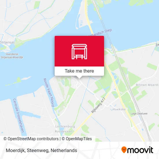 Moerdijk, Steenweg map