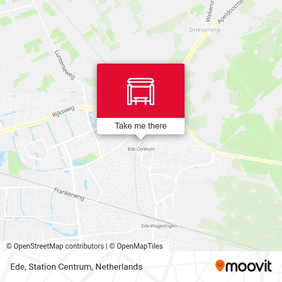 Ede, Station Centrum map