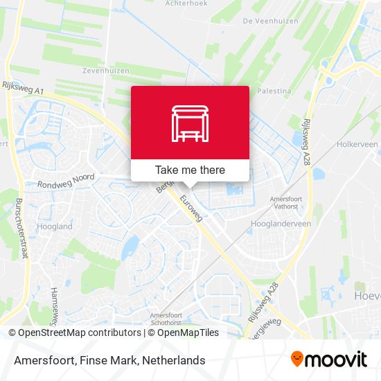 Amersfoort, Finse Mark map