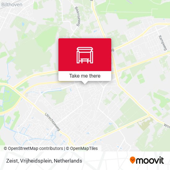 Zeist, Vrijheidsplein Karte