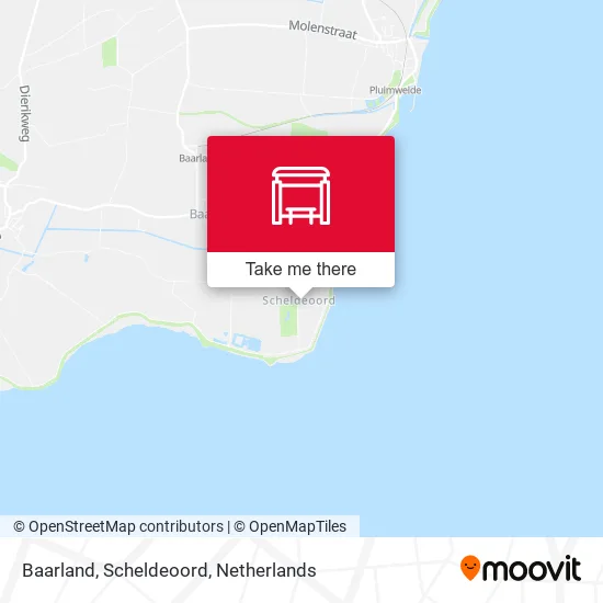 Baarland, Scheldeoord Karte