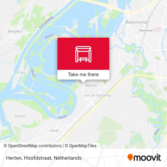 Herten, Hoofdstraat map