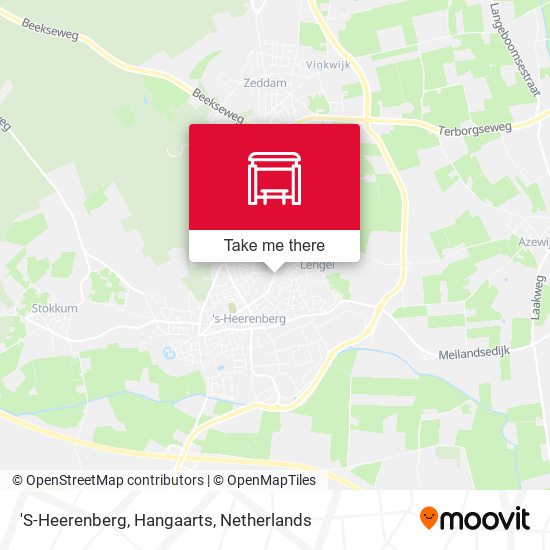 'S-Heerenberg, Hangaarts Karte