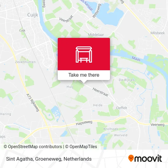 Sint Agatha, Groeneweg map