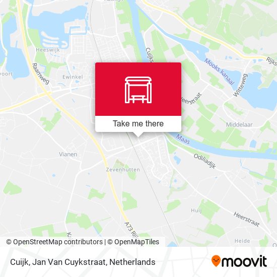 Cuijk, Jan Van Cuykstraat map