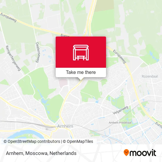 Arnhem, Moscowa map