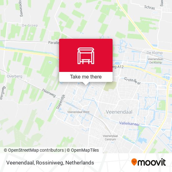 Veenendaal, Rossiniweg map