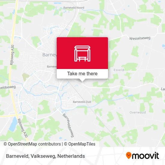 Barneveld, Valkseweg map