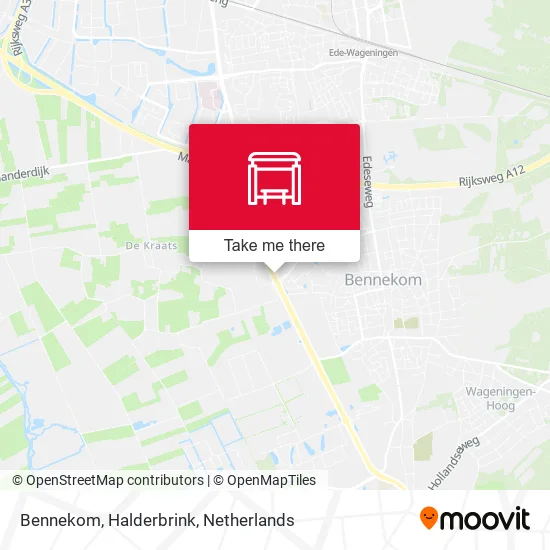 Bennekom, Halderbrink map