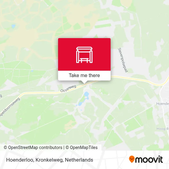 Hoenderloo, Kronkelweg Karte
