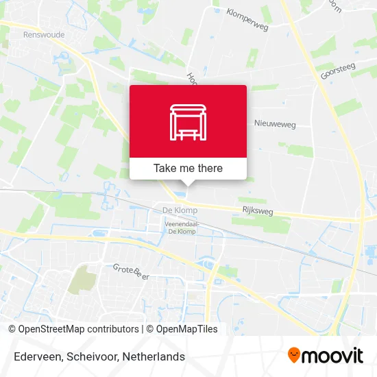 Ederveen, Scheivoor Karte