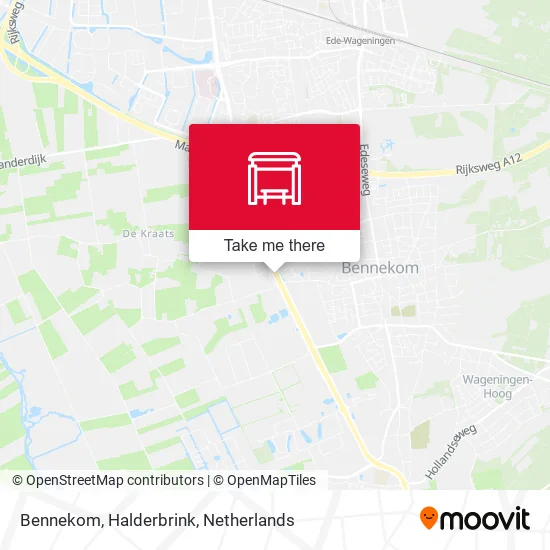 Bennekom, Halderbrink map