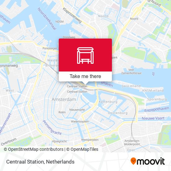 Centraal Station map