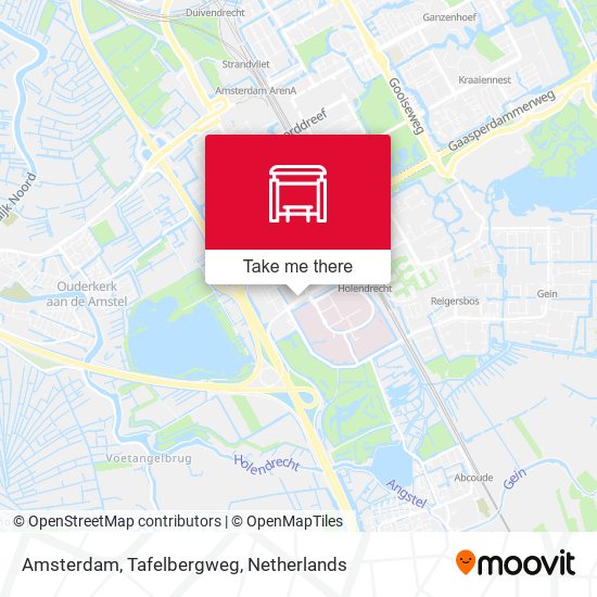 Amsterdam, Tafelbergweg map