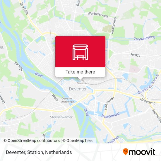 Deventer, Station map