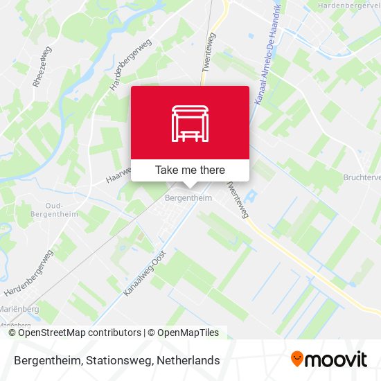 Bergentheim, Stationsweg map