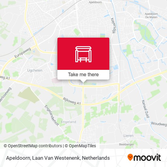 Apeldoorn, Laan Van Westenenk Karte