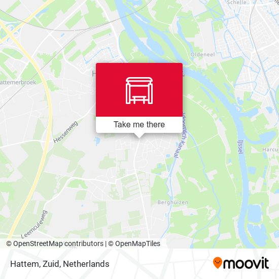 Hattem, Zuid map