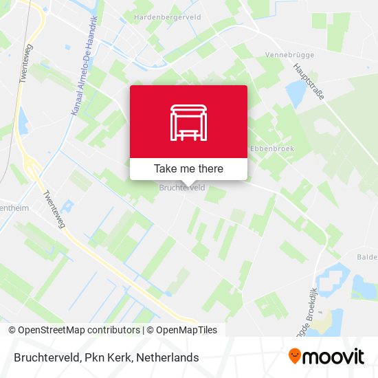 Bruchterveld, Pkn Kerk map