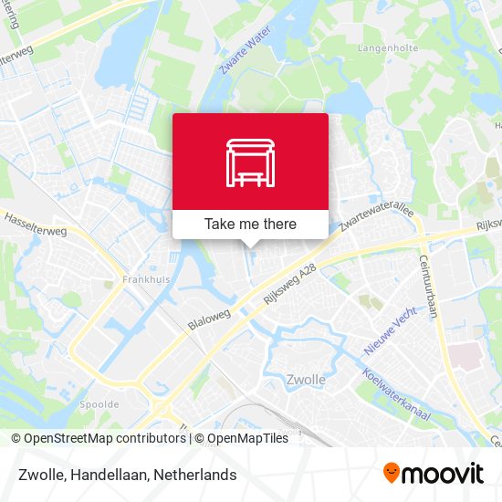 Zwolle, Handellaan Karte