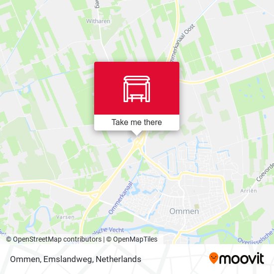 Ommen, Emslandweg Karte