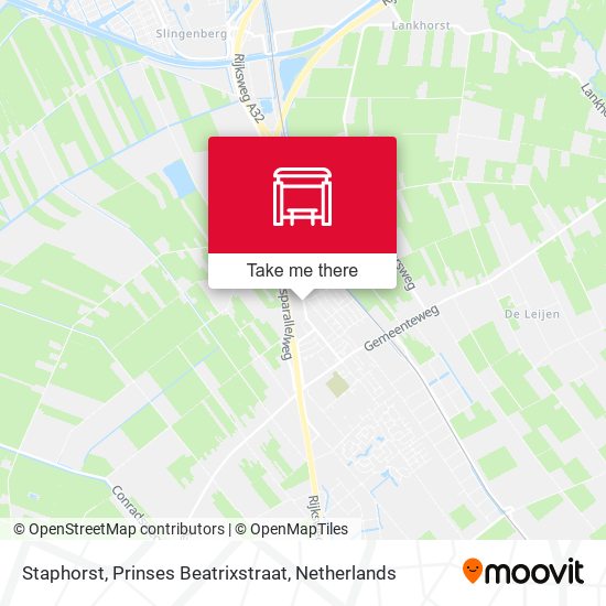 Staphorst, Prinses Beatrixstraat map