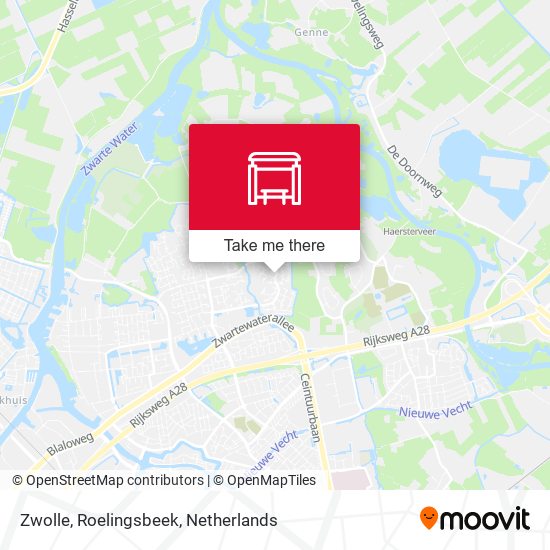 Zwolle, Roelingsbeek map