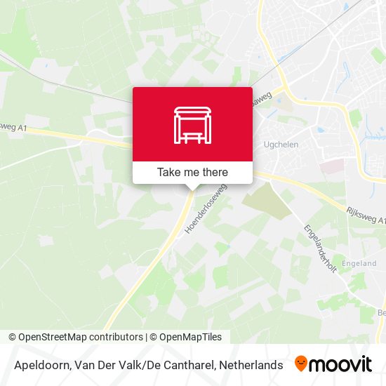 Apeldoorn, Van Der Valk / De Cantharel map