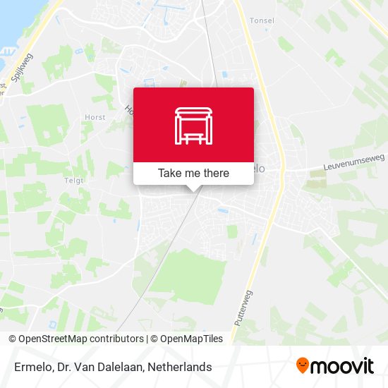 Ermelo, Dr. Van Dalelaan map