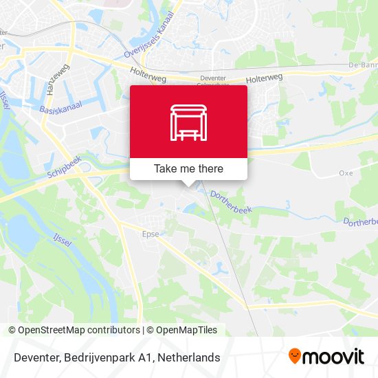 Deventer, Bedrijvenpark A1 map