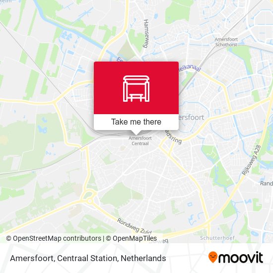 Amersfoort, Centraal Station map