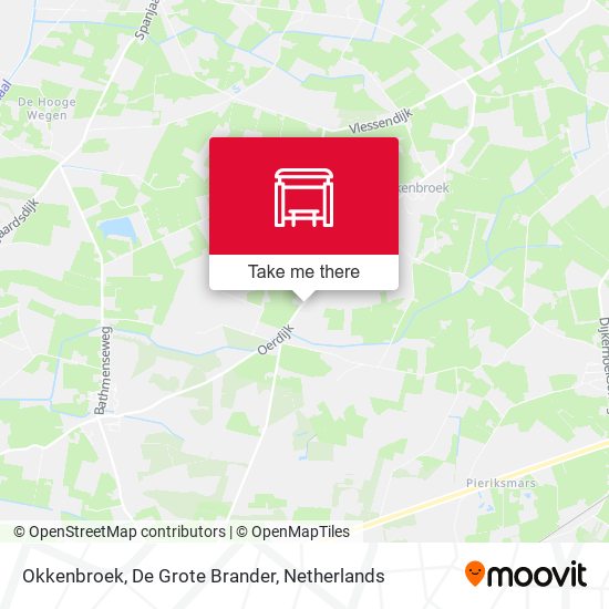 Okkenbroek, De Grote Brander Karte