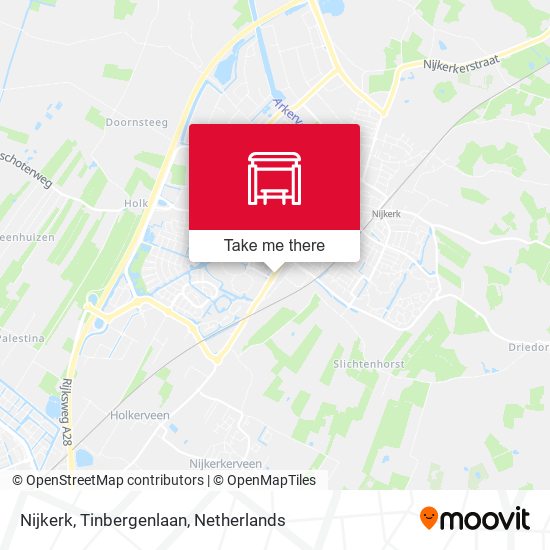 Nijkerk, Tinbergenlaan map
