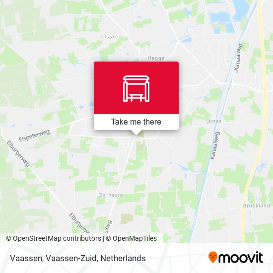 Vaassen, Vaassen-Zuid map