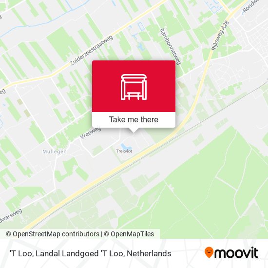 'T Loo, Landal Landgoed 'T Loo map