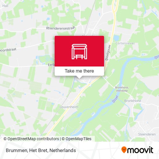 Brummen, Het Bret map