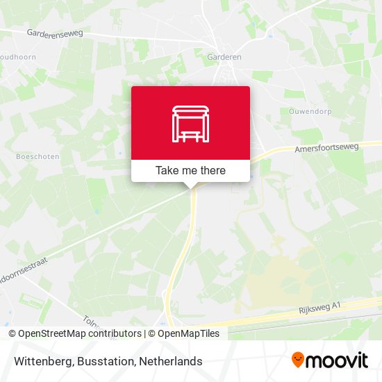 Wittenberg, Busstation map