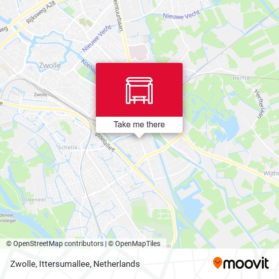 Zwolle, Ittersumallee map