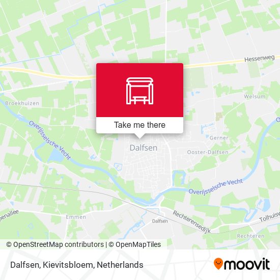 Dalfsen, Kievitsbloem map