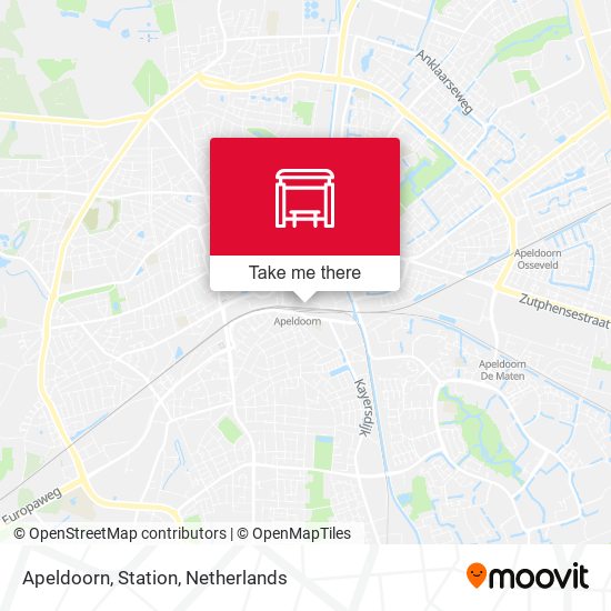 Apeldoorn, Station map
