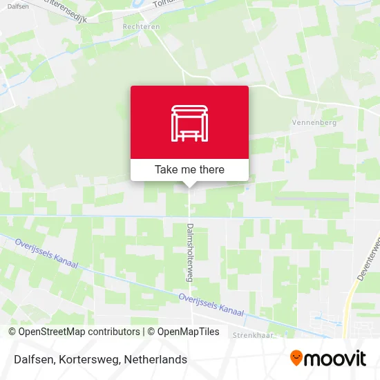 Dalfsen, Kortersweg Karte