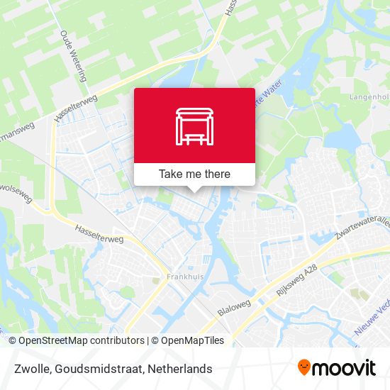 Zwolle, Goudsmidstraat map