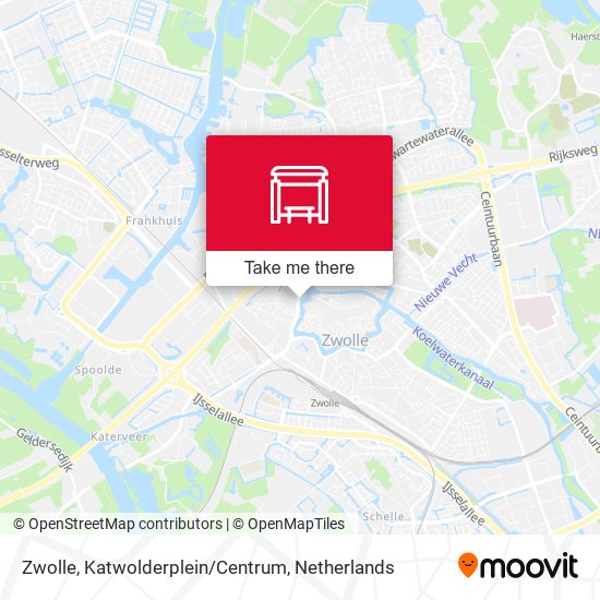 Zwolle, Katwolderplein/Centrum map