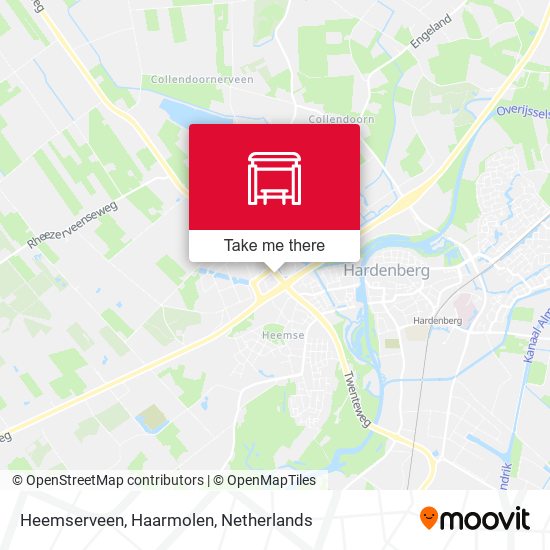 Heemserveen, Haarmolen map