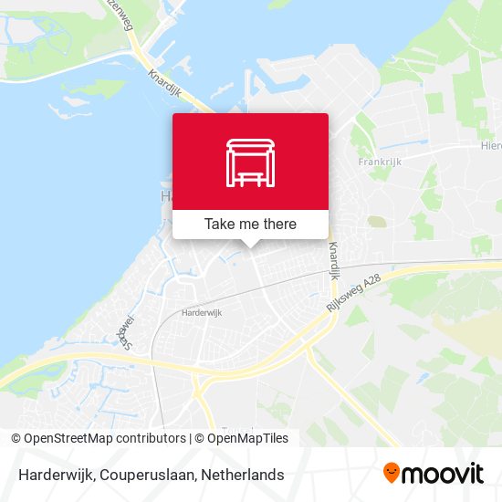 Harderwijk, Couperuslaan Karte