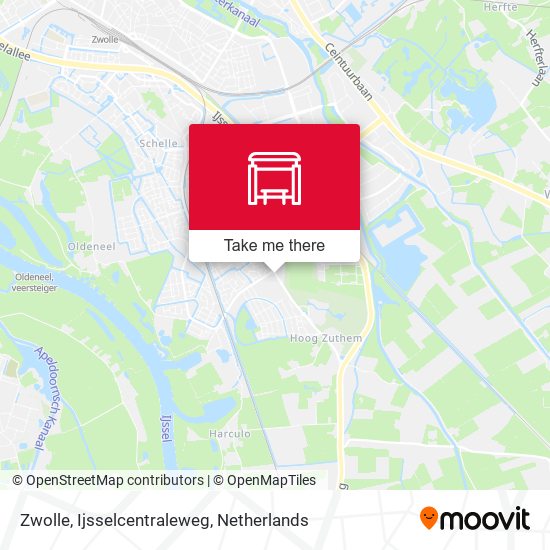 Zwolle, Ijsselcentraleweg map