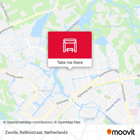 Zwolle, Bellinistraat map