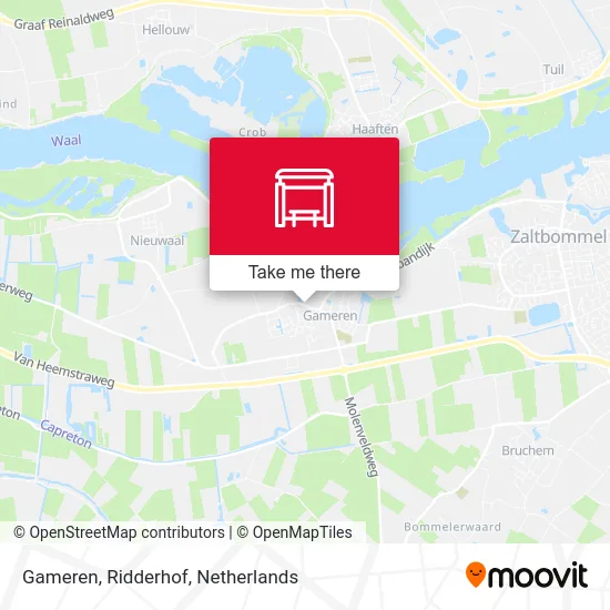 Gameren, Ridderhof map